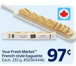 Walmart Your Fresh Market French-style baguette offer