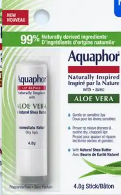 Walmart Aquaphor natural lip balm offer