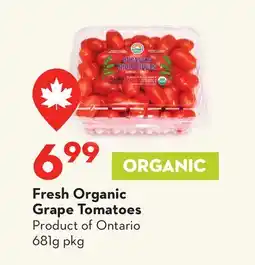 Longo's Fresh Organic Grape Tomatoes offer