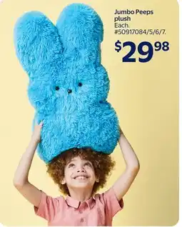 Walmart Jumbo Peeps plush offer