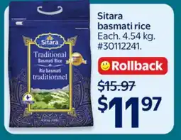 Walmart Sitara basmati rice offer