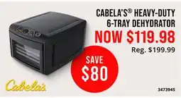 Cabela's CABELA'S HEAVY-DUTY 6-TRAY DEHYDRATOR offer