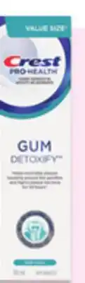 Walmart Crest Gum Detoxify toothpaste offer