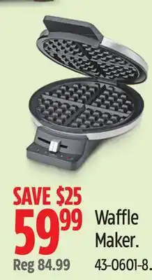 Canadian Tire Waffle Maker offer