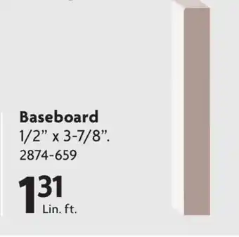 Home Hardware Baseboard offer