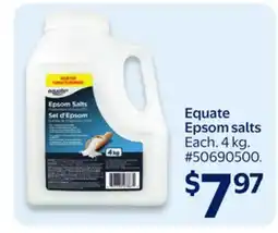 Walmart Equate Epsom salts offer