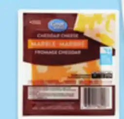 Walmart Great Value cheese shreds 320 g or slices 230 g offer