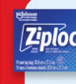 Walmart Ziploc snack, sandwich or freezer bags offer
