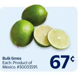 Walmart Bulk limes offer