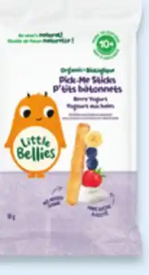 Walmart Little Bellies baby organic pick-me sticks snacks offer