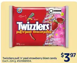 Walmart Twizzlers pull 'n' peel strawberry blast candy offer