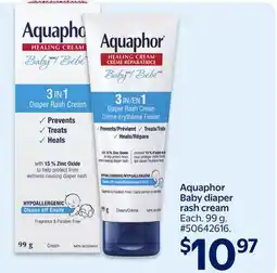 Walmart Aquaphor Baby diaper rash cream offer