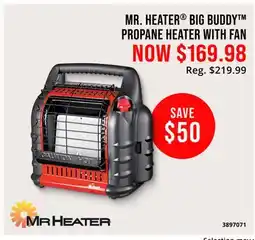 Cabela's MR. HEATER BIG BUDDY PROPANE HEATER WITH FAN offer