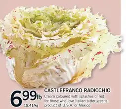 Fortinos CASTLEFRANCO RADICCHIO offer