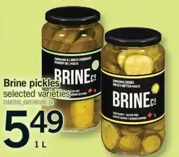 Fortinos BRINE PICKLES offer