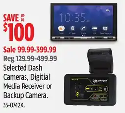 Canadian Tire Reload Selected Dash Cameras, Digitial Media Receiver or Backup Camera offer