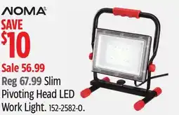 Canadian Tire NOMA Slim Pivoting Head LED Work Light offer