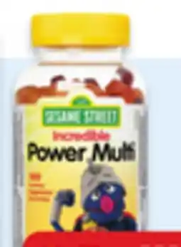 Walmart Webber Naturals Sesame Street multivitamins 180s offer