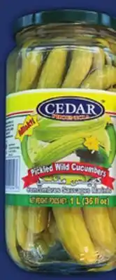 Food Basics CEDAR MARINADES, CUCUMBERS OR GRAPE LEAVES offer
