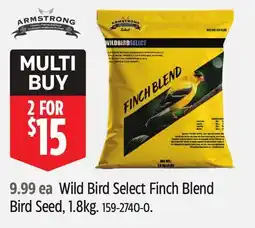 Canadian Tire Armstrong Wild Bird Select Finch Blend Bird Seed offer