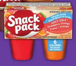 Food Basics SNACK PACK PUDDING OR GEL SNACK offer