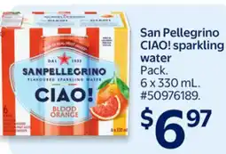 Walmart San Pellegrino CIAO! sparkling water offer