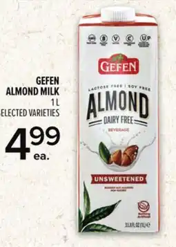 Metro GEFEN ALMOND MILK offer