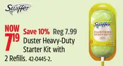 Canadian Tire Swiffer Duster Heavy-Duty Starter Kit with 2 Refills offer