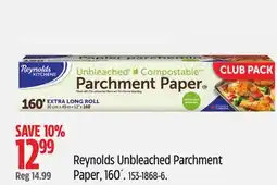 Canadian Tire Reynolds Unbleached Parchment Paper offer