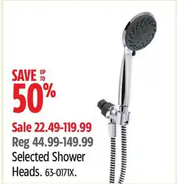 Canadian Tire Peerless Selected Shower Heads offer