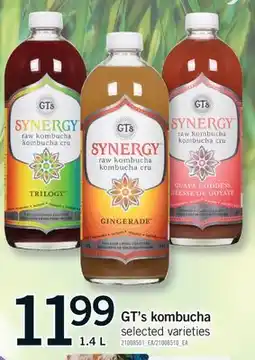 Fortinos GT'S KOMBUCHA offer