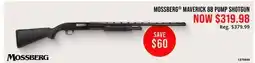 Cabela's MOSSBERG MAVERICK 88 PUMP SHOTGUN offer