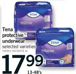 Fortinos TENA PROTECTIVE UNDERWEAR, 13-48'S offer