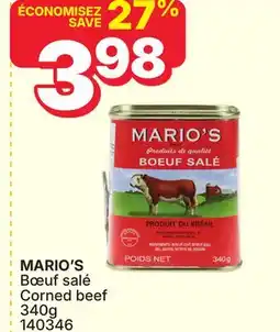 Rossy MARIO'S Corned beef offer