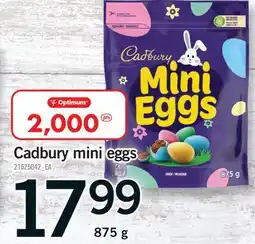 Fortinos CADBURY MINI EGGS offer