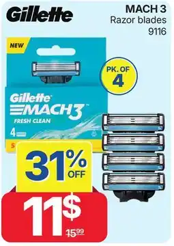 Rossy MACH 3 Razor blades offer
