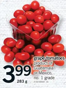 Fortinos GRAPE TOMATOES offer