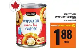 Food Basics SELECTION EVAPORATED MILK offer
