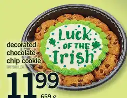 Fortinos DECORATED CHOCOLATE CHIP COOKIE offer