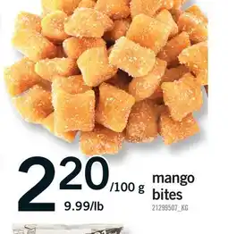 Fortinos MANGO BITES offer