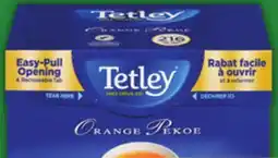 Food Basics STARBUCKS GROUND COFFEE, COFFEE CAPSULES OR TETLEY ORANGE PEKOE TEA offer