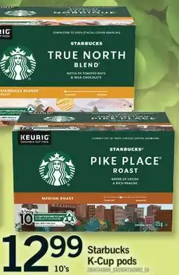 Fortinos STARBUCKS K-CUP PODS, 10'S offer