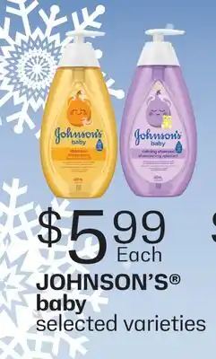 Fortinos JOHNSON'S BABY offer