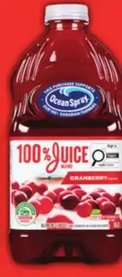 Food Basics OCEAN SPRAY CRANBERRY COCKTAIL OR JUICE BLENDS offer