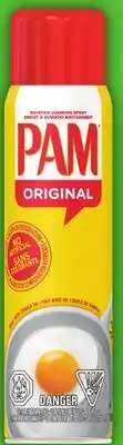 Food Basics PAM COOKING SPRAY offer