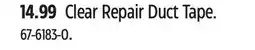 Canadian Tire Gorilla Clear Repair Duct Tape offer