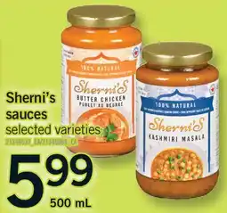 Fortinos SHERNI'S SAUCES offer