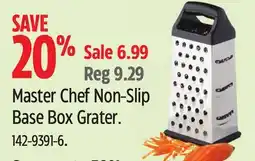 Canadian Tire Master Chef Non-Slip Base Box Grater offer