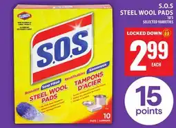 Food Basics S.O.S STEEL WOOL PADS offer