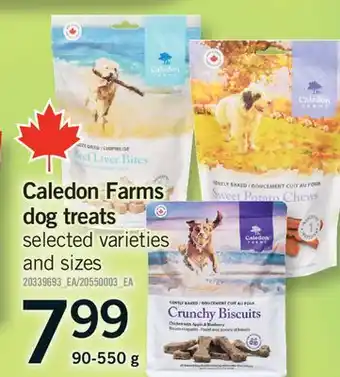 Fortinos CALEDON FARMS DOG TREATS offer